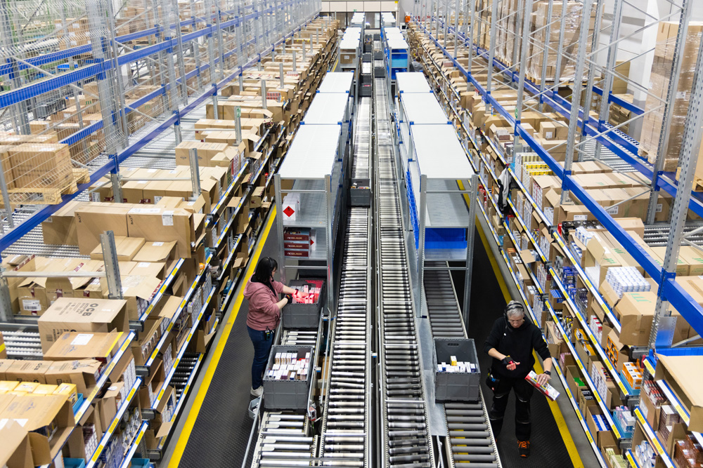 Intelligente Lagerlogistik